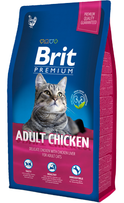 Brit Premium Cat Adult Chicken 2 formatos 15 kg 8 kg clinicavetdream