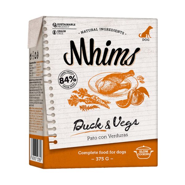 Dingo Mhims Perro original pato verduras 375 g clinicavetdream